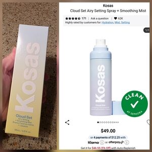Kosas Cloud Set Setting Spray